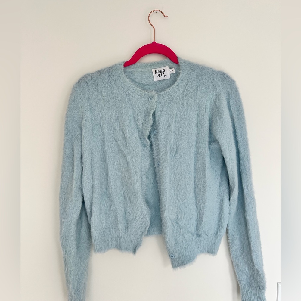 Princess polly light blue soft sweater